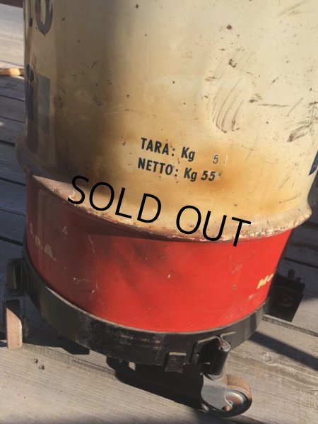 画像12: Vintage Mobil Oil 16 Gallon Barrel Drum Can w/Castar Pegasus Horse (B673)  (12)