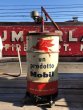 画像1: Vintage Mobil Oil 16 Gallon Barrel Drum Can w/Castar Pegasus Horse (B673)  (1)