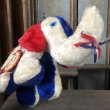 画像2: Vintage Snuggly Midget Zoo Patriotic Stuffed Elephant (B674) (2)