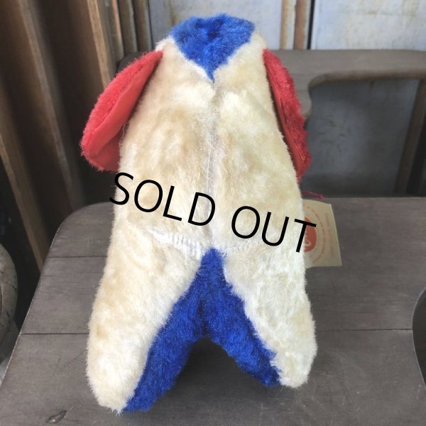 画像6: Vintage Snuggly Midget Zoo Patriotic Stuffed Elephant (B674) (6)