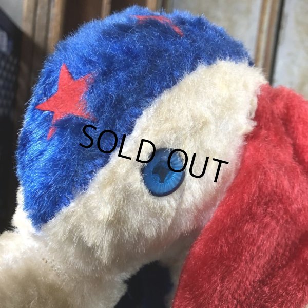 画像8: Vintage Snuggly Midget Zoo Patriotic Stuffed Elephant (B674) (8)