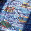 画像6: Vintage Twin Flat Sheet Fabric Hot Wheels (B680) (6)