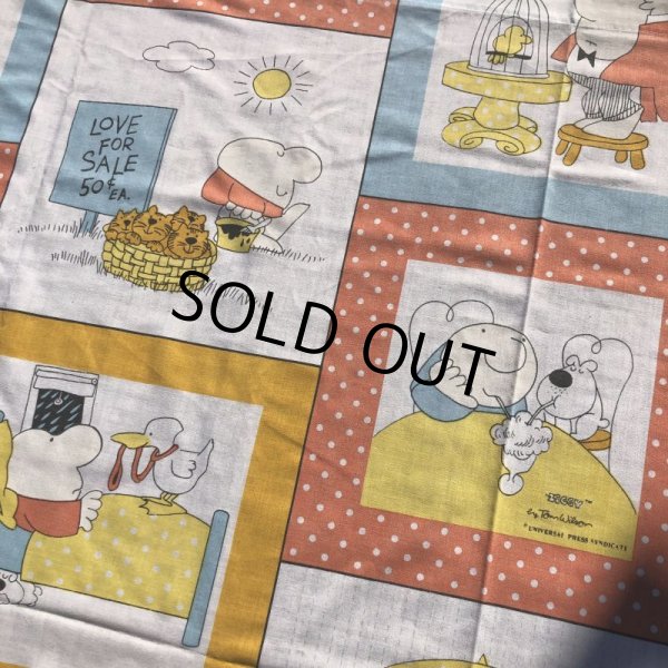 画像4: Vintage Twin Flat Sheet Fabric Ziggy (B682) (4)