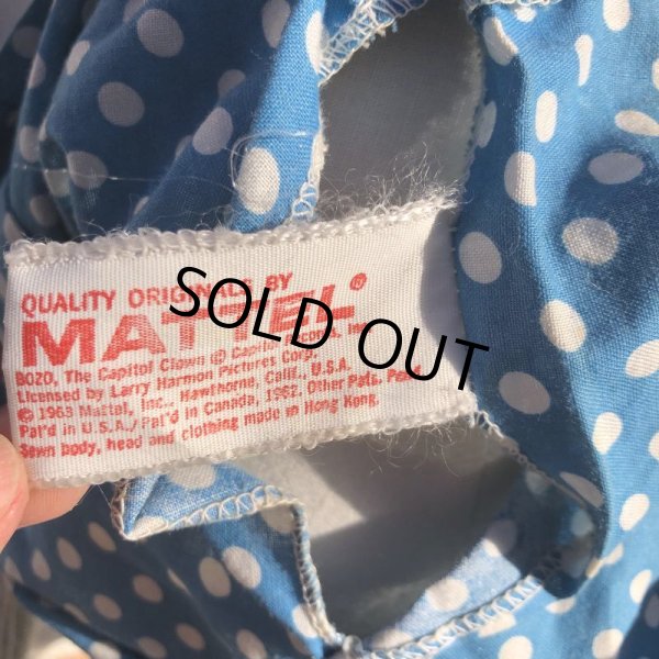 画像2: 60s Vintage Mattel BOZO the Clown Doll (B685) (2)