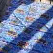 画像8: Vintage Twin Flat Sheet Fabric Hot Wheels (B680) (8)