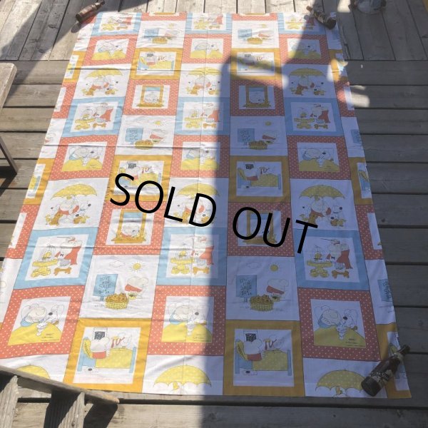 画像5: Vintage Twin Flat Sheet Fabric Ziggy (B682) (5)