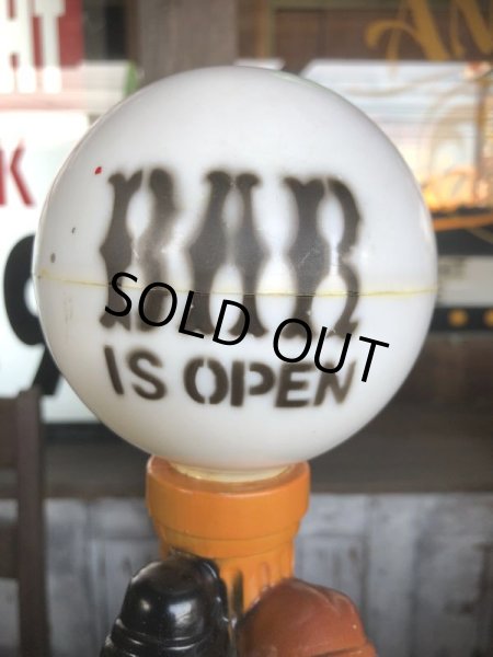 画像9: Vintage BAR IS OPEN Drunk Man Lamp Bar Light (B688) (9)