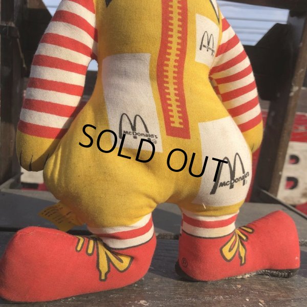 画像2: 80s Vintage McDonald's Pillow Doll Ronald (B139)  (2)