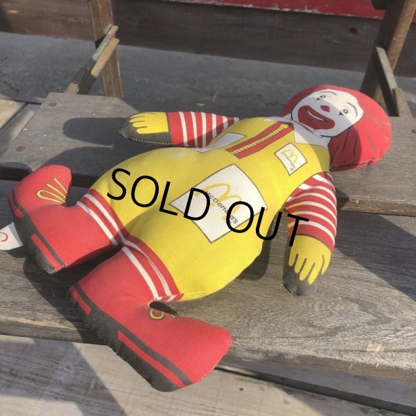画像5: 80s Vintage McDonald's Pillow Doll Ronald 1984 (B138)  (5)