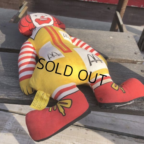 画像5: 80s Vintage McDonald's Pillow Doll Ronald (B139)  (5)