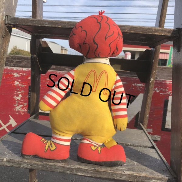 画像4: 80s Vintage McDonald's Pillow Doll Ronald (B139)  (4)