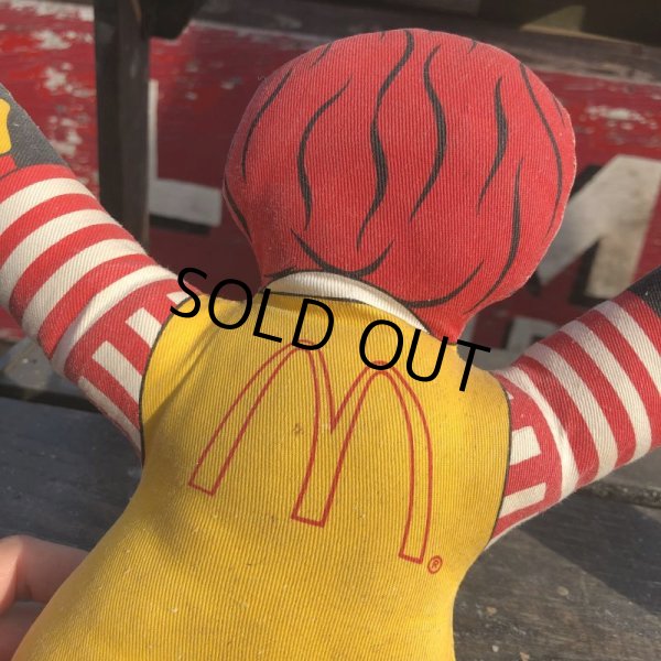 画像5: 80s Vintage McDonald's Pillow Doll Ronald 1987 (B689)  (5)