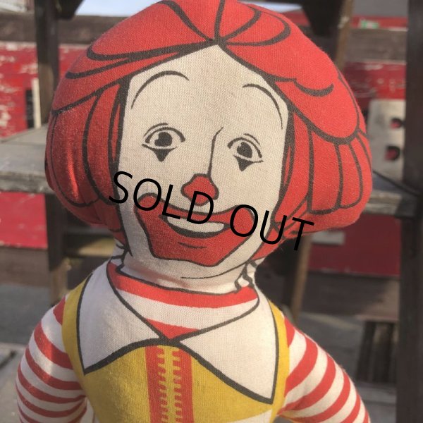 画像6: 80s Vintage McDonald's Pillow Doll Ronald (B139)  (6)