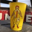 画像1: 70s Vintage McDonalds Ronald McDonald Plastic Cup (B963) (1)