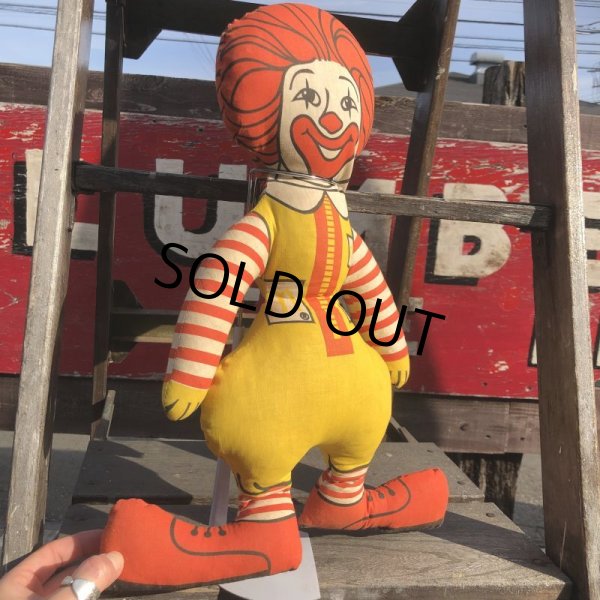 画像6: 70s Vintage McDonald's Pillow Doll Ronald (B142)  (6)