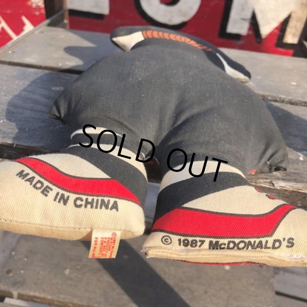 画像5: 80s Vintage McDonald's Pillow Doll Hamburglar 1987 (B690)  (5)