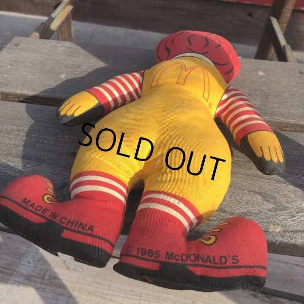画像6: 80s Vintage McDonald's Pillow Doll Ronald 1985 (B140)  (6)