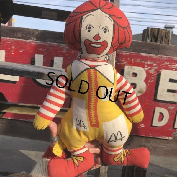 画像7: 80s Vintage McDonald's Pillow Doll Ronald (B139)  (7)