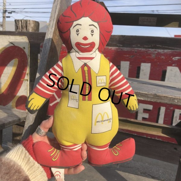 画像8: 80s Vintage McDonald's Pillow Doll Ronald 1984 (B138)  (8)