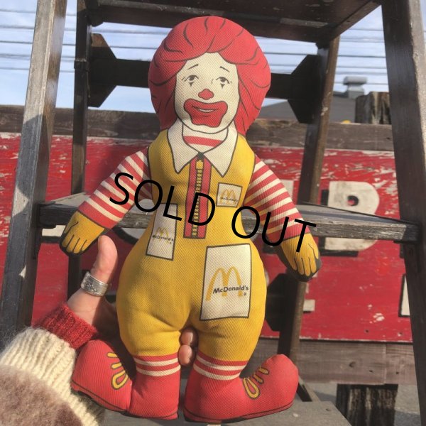 画像7: 80s Vintage McDonald's Pillow Doll Ronald 1985 (B140)  (7)