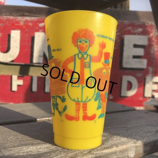 画像1: 70s Vintage McDonalds Plastic Cup (B964) (1)