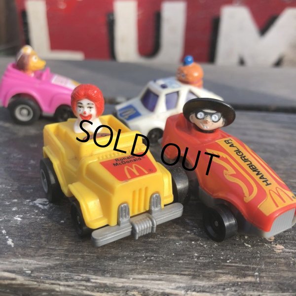 画像3: 80s Vintage McDonald's Fast Macs Car SET 1984 (B966) (3)