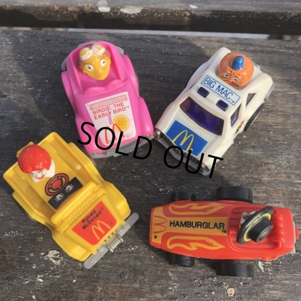 画像2: 80s Vintage McDonald's Fast Macs Car SET 1984 (B966) (2)