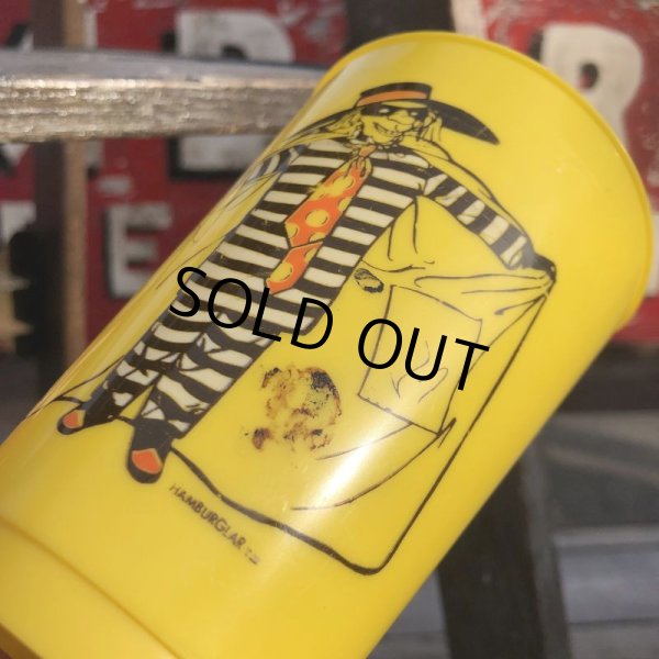 画像5: 70s Vintage McDonalds Hamburglar Plastic Cup (B962) (5)