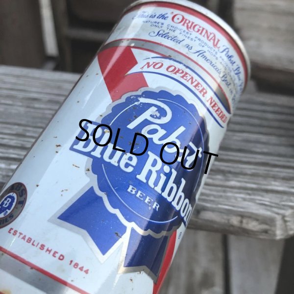 画像12: Vintage Pabst Blue Ribbon Beer 12oz Can (B862) (12)