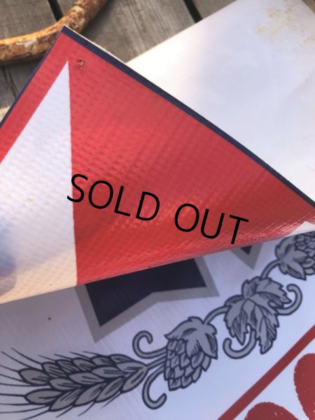 画像6: Vintage Pabst Blue Ribbon Beer Store Display Vinyl Banner Sign (B692) (6)