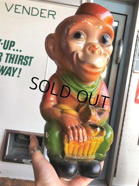 画像14: Vintage Carnival Chalkware Monkey Bank (B566) (14)