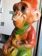 画像7: Vintage Carnival Chalkware Monkey Bank (B566) (7)
