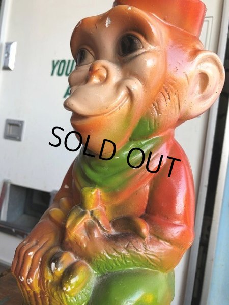 画像7: Vintage Carnival Chalkware Monkey Bank (B566) (7)