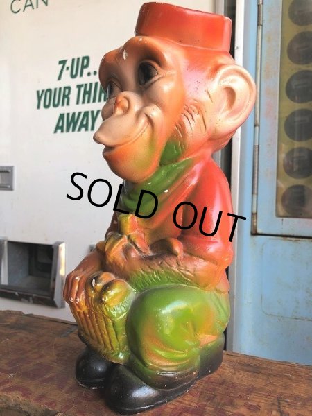 画像2: Vintage Carnival Chalkware Monkey Bank (B566) (2)