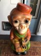 画像5: Vintage Carnival Chalkware Monkey Bank (B566) (5)