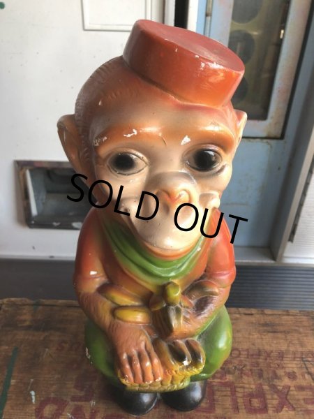 画像5: Vintage Carnival Chalkware Monkey Bank (B566) (5)