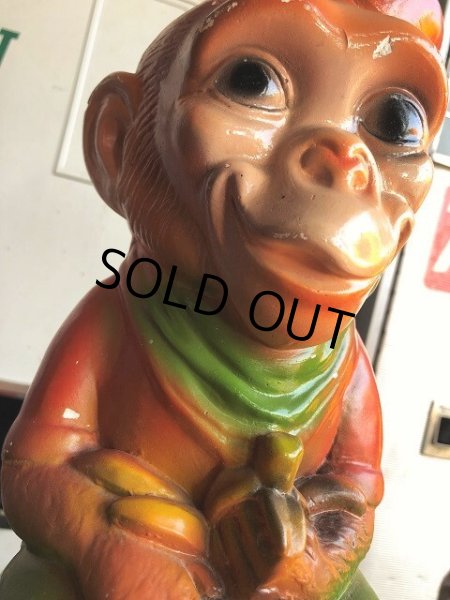画像13: Vintage Carnival Chalkware Monkey Bank (B566) (13)