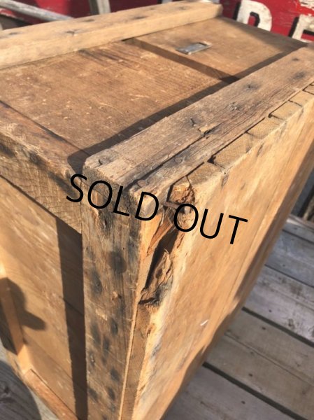画像14: Vintage U.S.A Wooden Crates Wood Box (B701) (14)