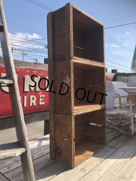 画像19: Vintage U.S.A Wooden Crates Wood Box (B701) (19)