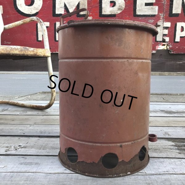 画像13: Vintage Metal Trush Can (B702) (13)