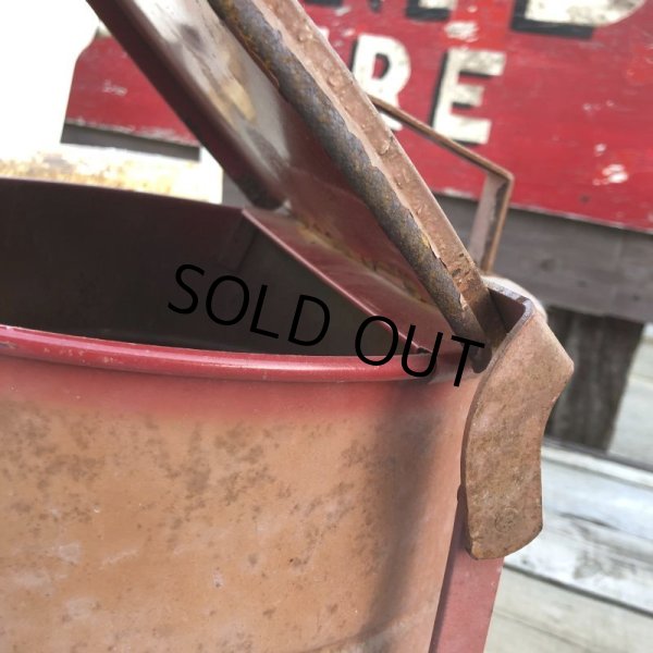 画像7: Vintage Metal Trush Can (B702) (7)