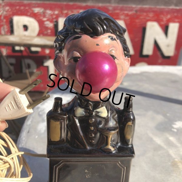 画像9: Vintage Drunk Bartender Bar Lamp (B705) (9)