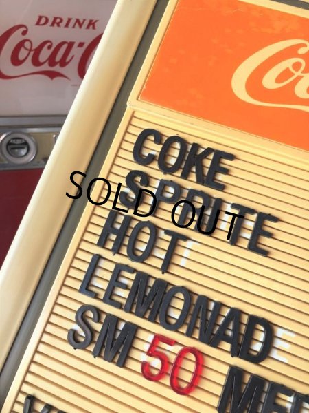 画像6: Vintage Advertising Coca-Cola Menu Board Sign (B707) (6)