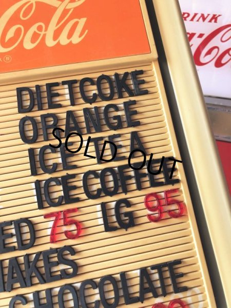 画像5: Vintage Advertising Coca-Cola Menu Board Sign (B707) (5)