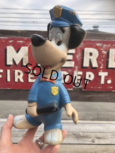 画像13: Vintage DELL Huckleberry Hound Police Rubber Vinyl Doll (B714) (13)