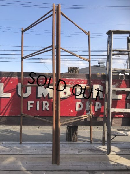 画像4: Vintage U.S.A Wooden Clothes Drying Laundry Rack (B715) (4)