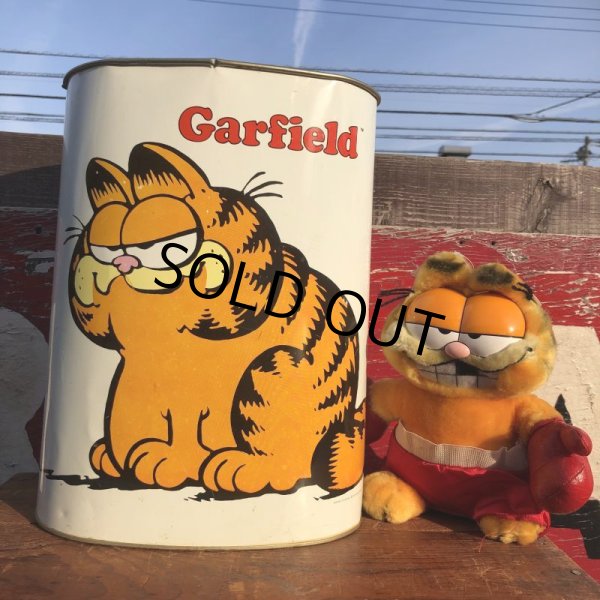 画像11: Vintage Garfield Trash Can (B733) (11)