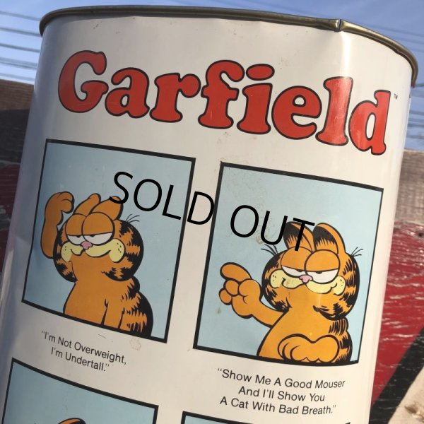 画像9: Vintage Garfield Trash Can (B733) (9)