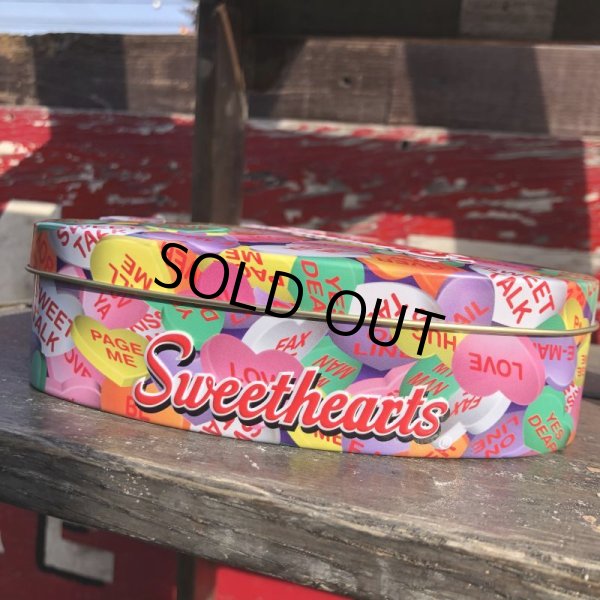 画像6: Vintage Necco Valentine Chocolates Candy Tin Can (B721) (6)