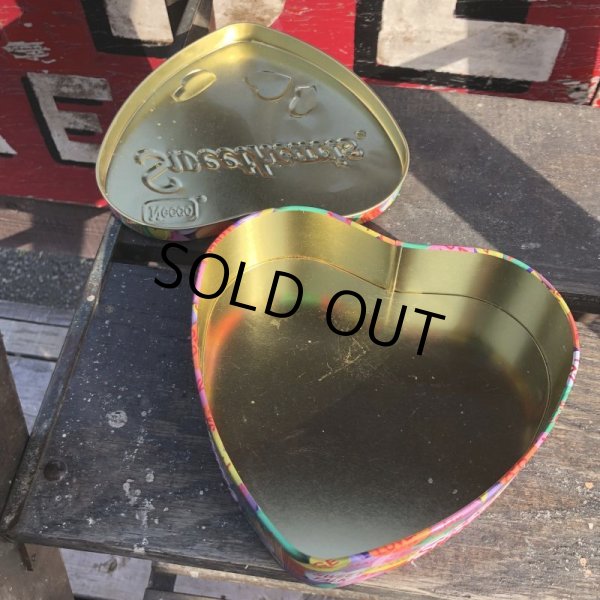 画像4: Vintage Necco Valentine Chocolates Candy Tin Can (B721) (4)